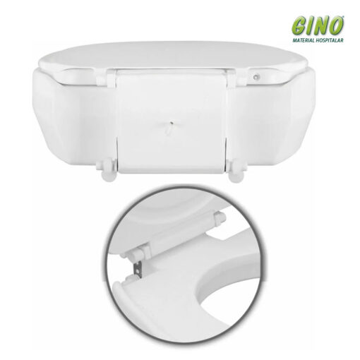 Assento Sanitário Elevado Oval com Almofadado 13,5 Mebuki