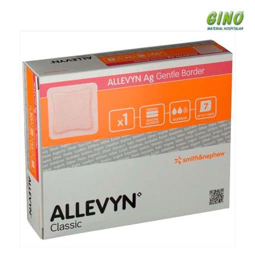 Allevyn Ag Gentle Border com prata