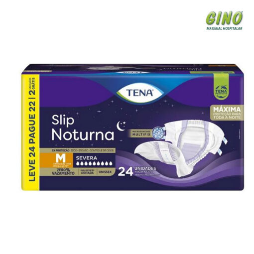 Fralda Tena Noturna M com 24 Unid